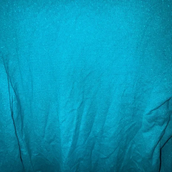 Sag Harbor Women's Size L Teal Sequin Knit Open Cardigan with Camisole NWT - Picture 15 of 15
